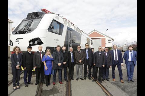 The first of 10 Prima M4 locomotives for Azerbaijan was unveiled at Alstom’s Belfort factory.